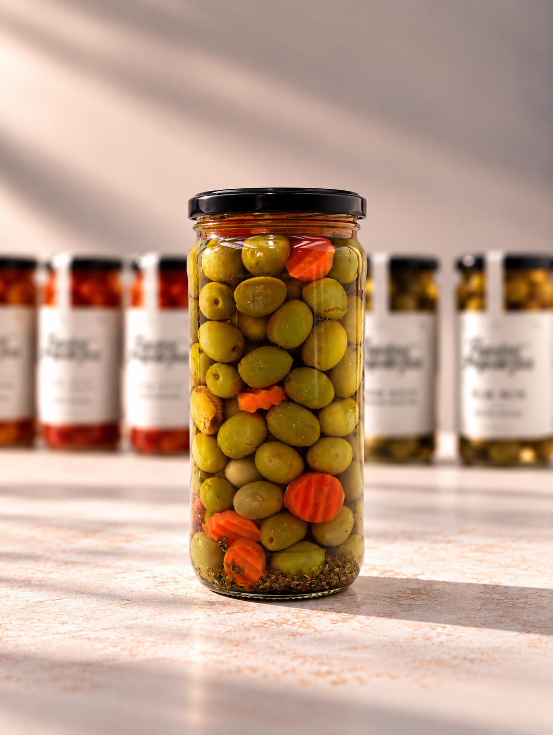 Pack Selección Gourmet · Las 8 Aceitunas Raíces del Sur · 2 DE REGALO