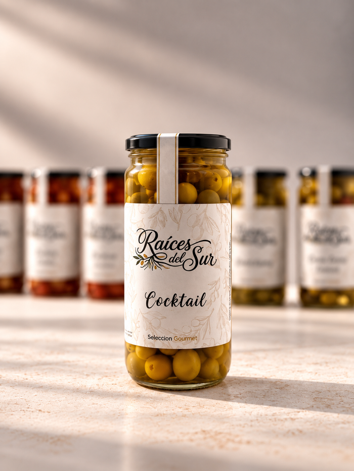 Cóctel de Aceitunas y Encurtidos · SELECCIÓN GOURMET · 700 g