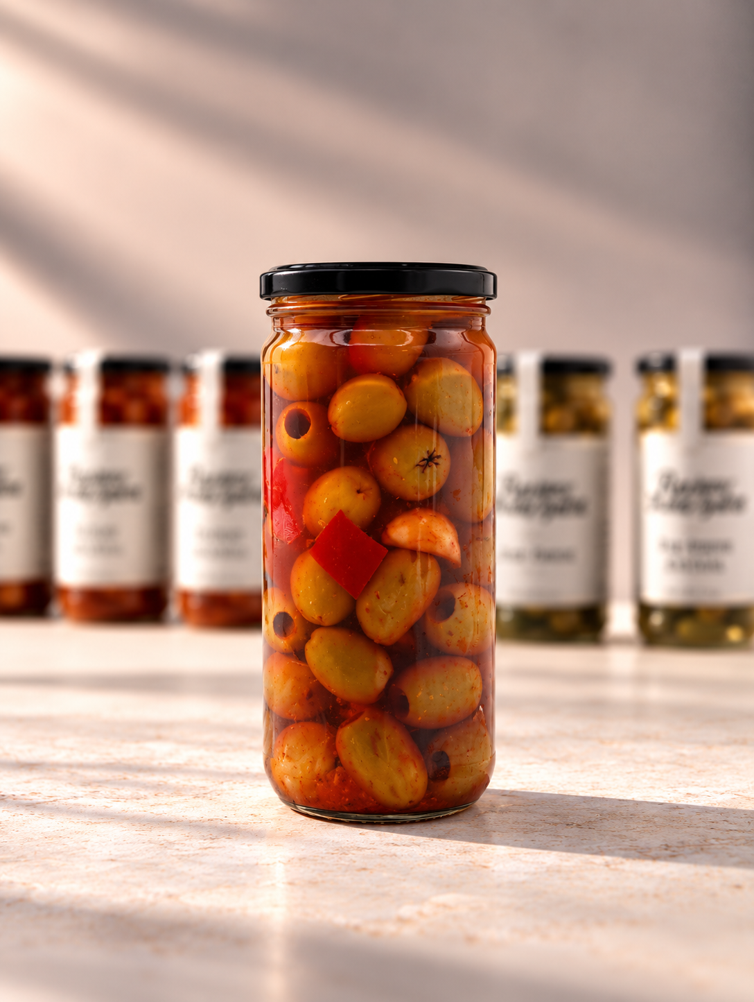 Pack Selección Gourmet · Las 8 Aceitunas Raíces del Sur · 2 DE REGALO